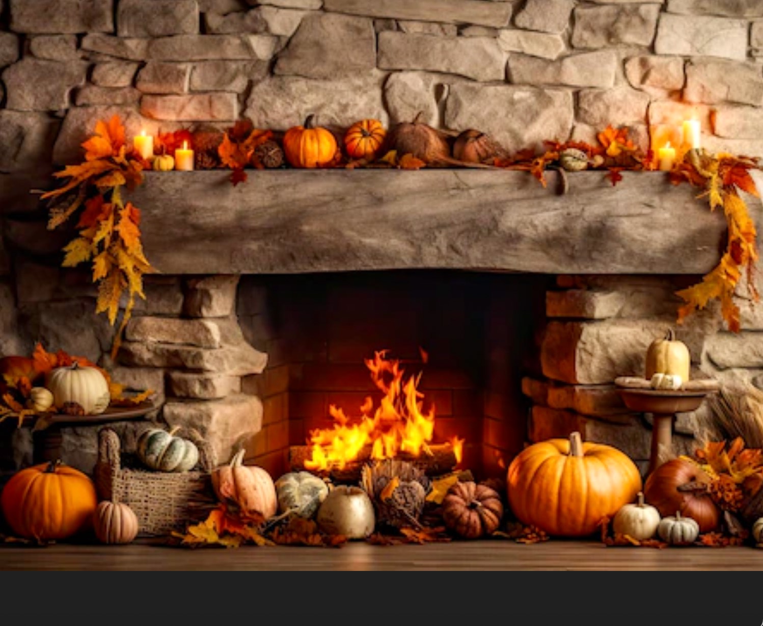 Solve 🍁🍁 Cozy Fireplace 🍁🍁 jigsaw puzzle online with 80 pieces