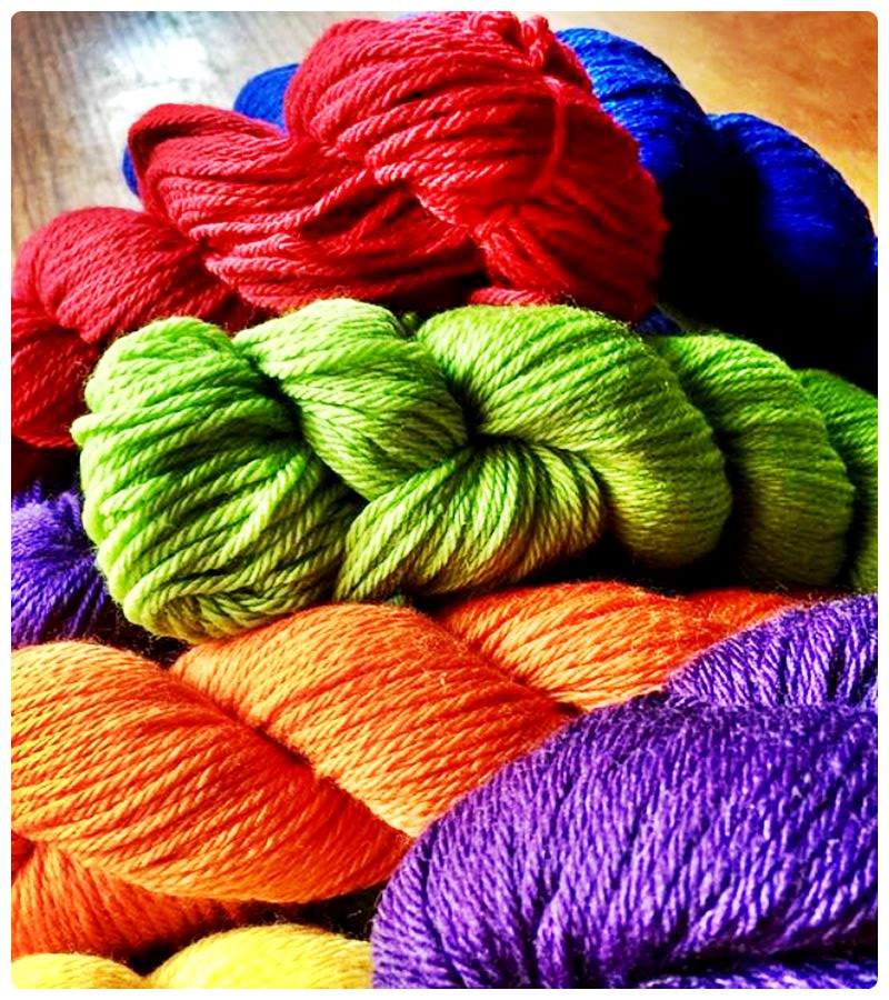 Jigsaw Puzzle 195 pieces Skeins of Colourful Knitting Wool Jigidi