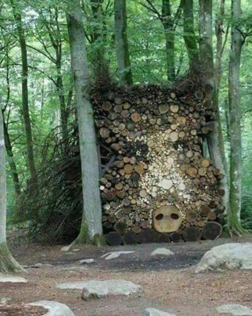 Solve wood stack, msn jigsaw puzzle online with 63 pieces