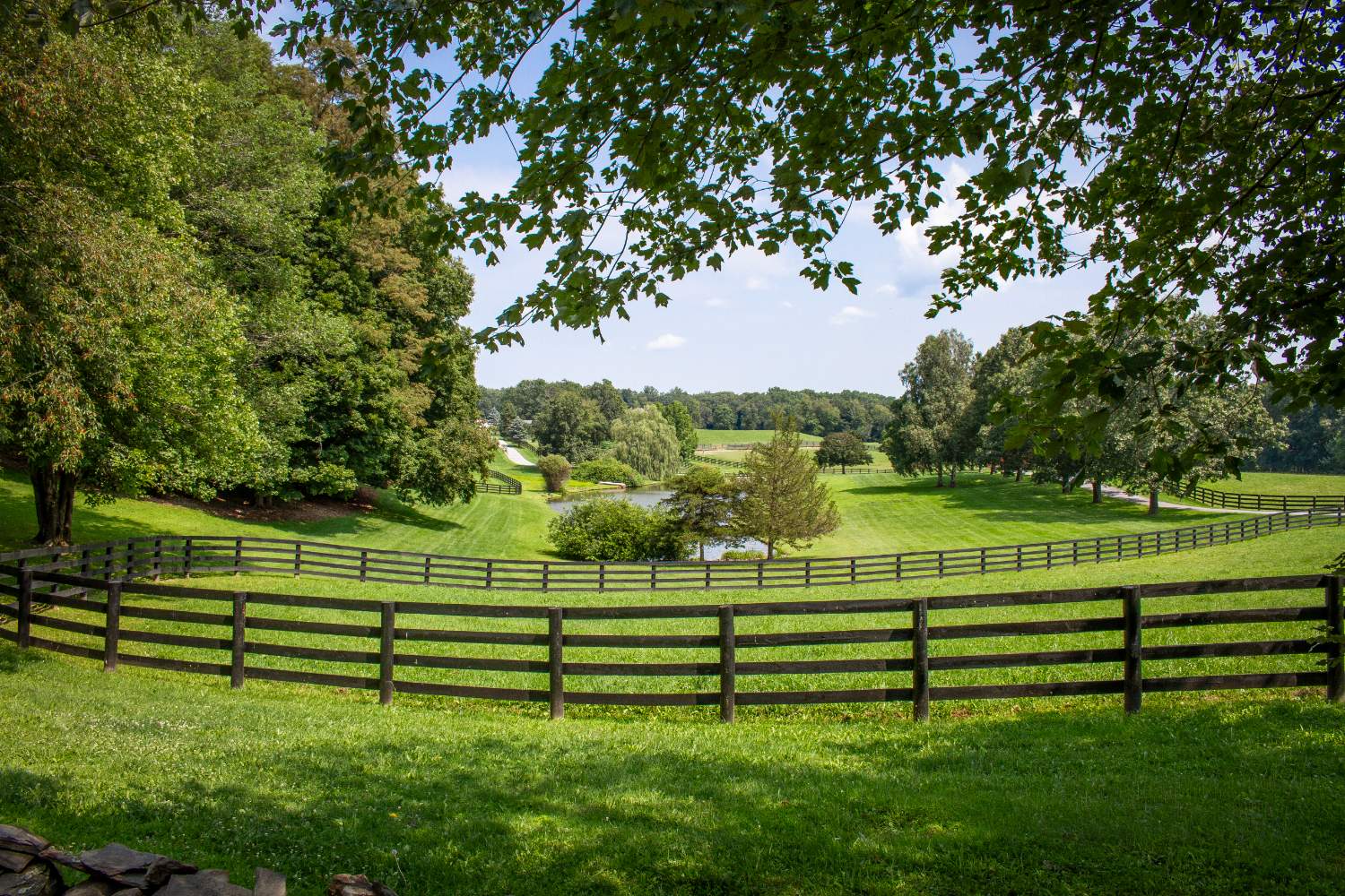 Solve Horse Farm, Rhinebeck, New York jigsaw puzzle online with 96 pieces