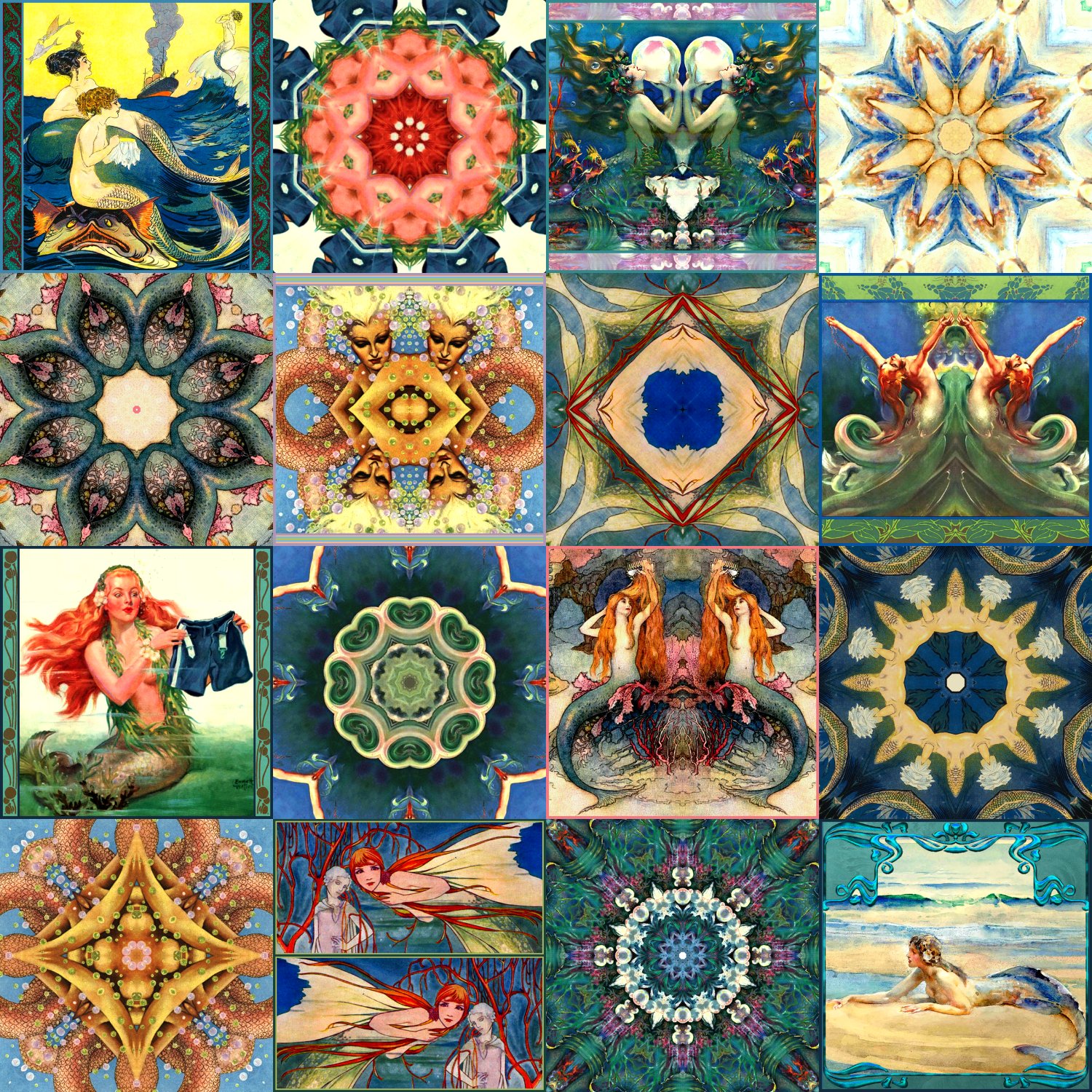 Solve Mermaids jigsaw puzzle online with 64 pieces