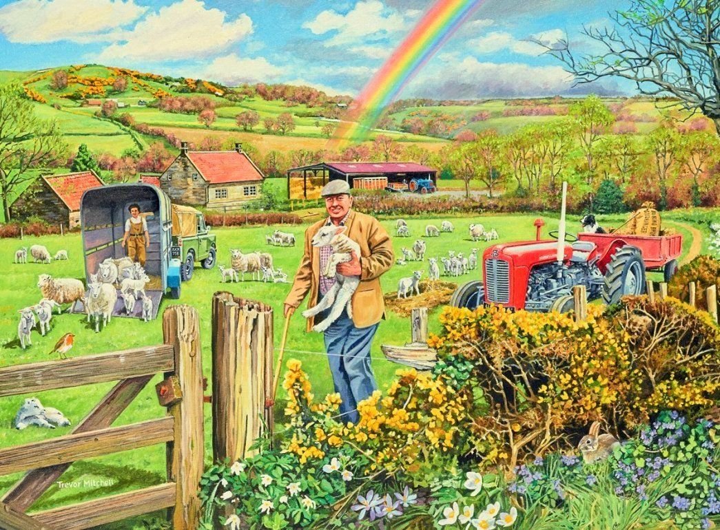 Solve Pasture Time jigsaw puzzle online with 221 pieces