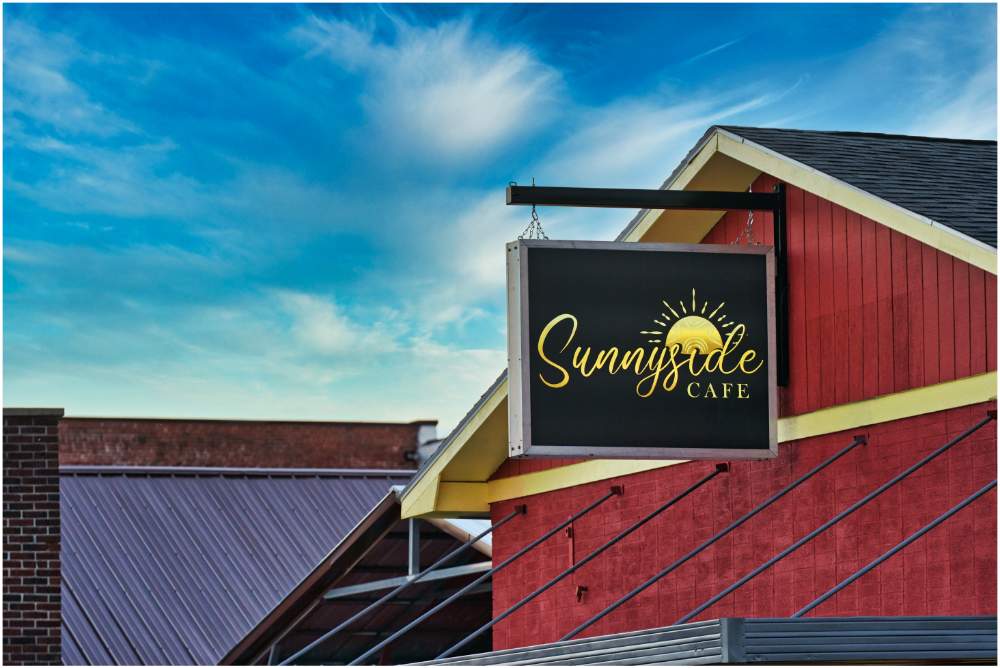 Solve Sunnyside Cafe Coming Soon jigsaw puzzle online with 12 pieces