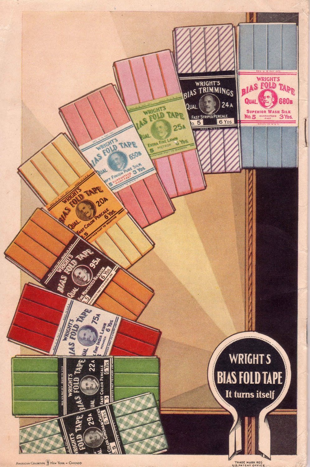 Solve Bias Tape Array jigsaw puzzle online with 126 pieces