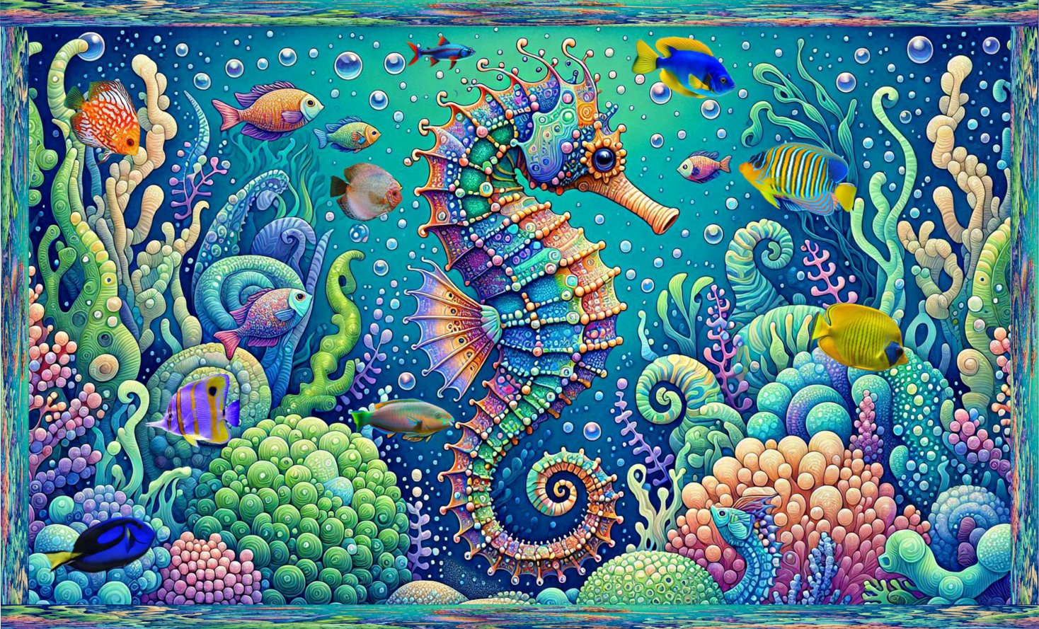 Perre Group Seahorse Kngdom Jgsaw Puzzle (260-Pece),Multcolor,3298...