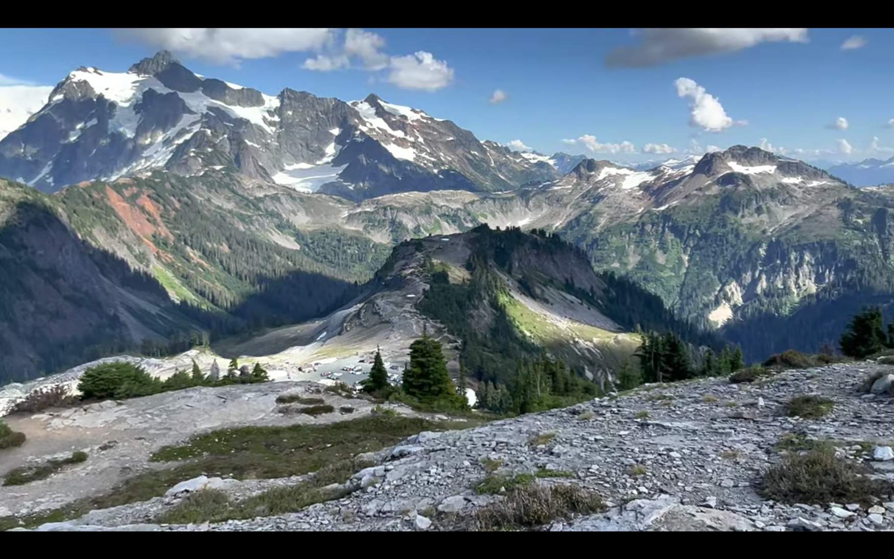 Solve Heather Meadows and Mt. Baker Ski Area jigsaw puzzle online with