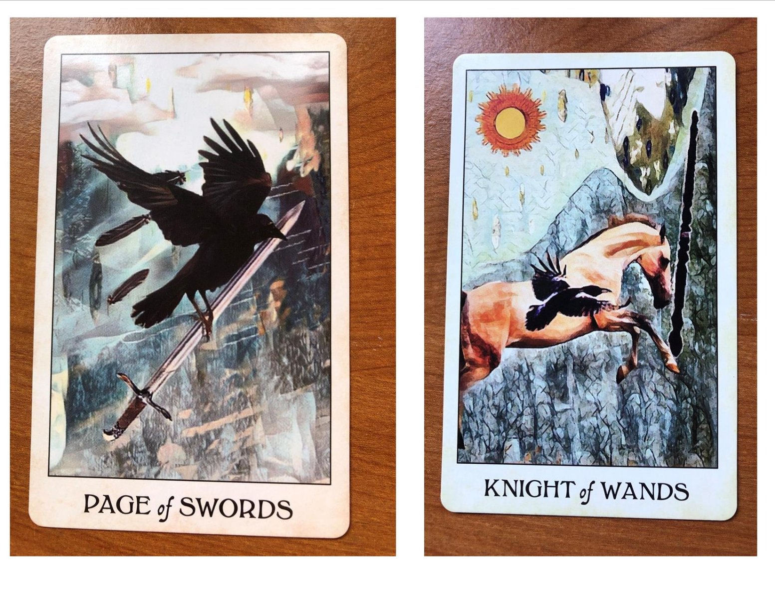 Solve Tarot 27 April jigsaw puzzle online with 48 pieces