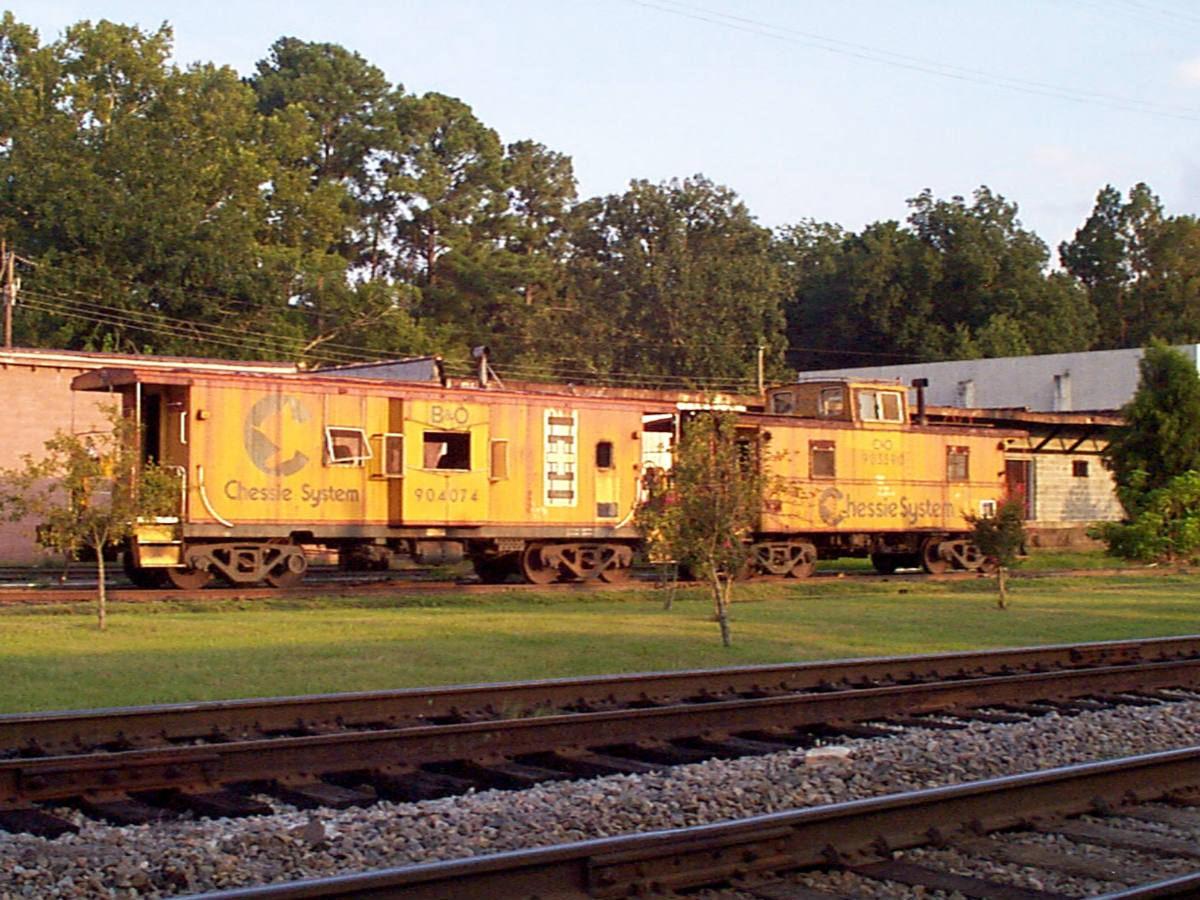 Solve Chessie System cabooses awaiting restoration (0336) jigsaw puzzle ...