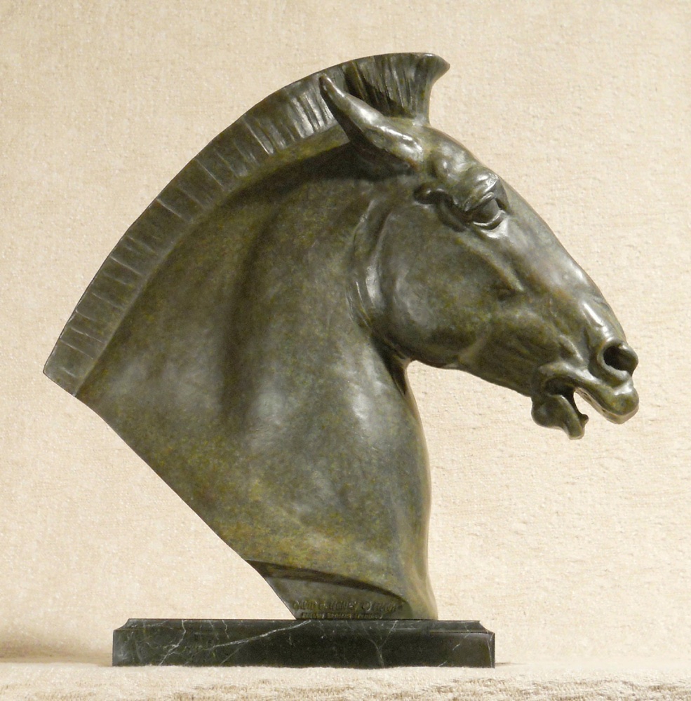 Solve Bucephalus, Bronze Statue, David Eugene Henry, 2007, American