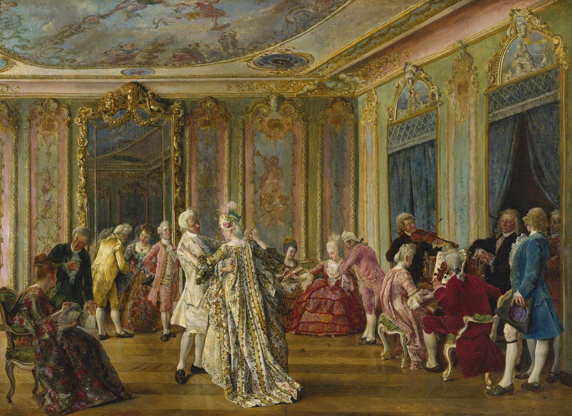 Придворные балы. Придворные балы. Версаль 18 век. Средневековый бал. Клето луцци картины.