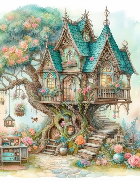 Solve The Tree House. jigsaw puzzle online with 63 pieces