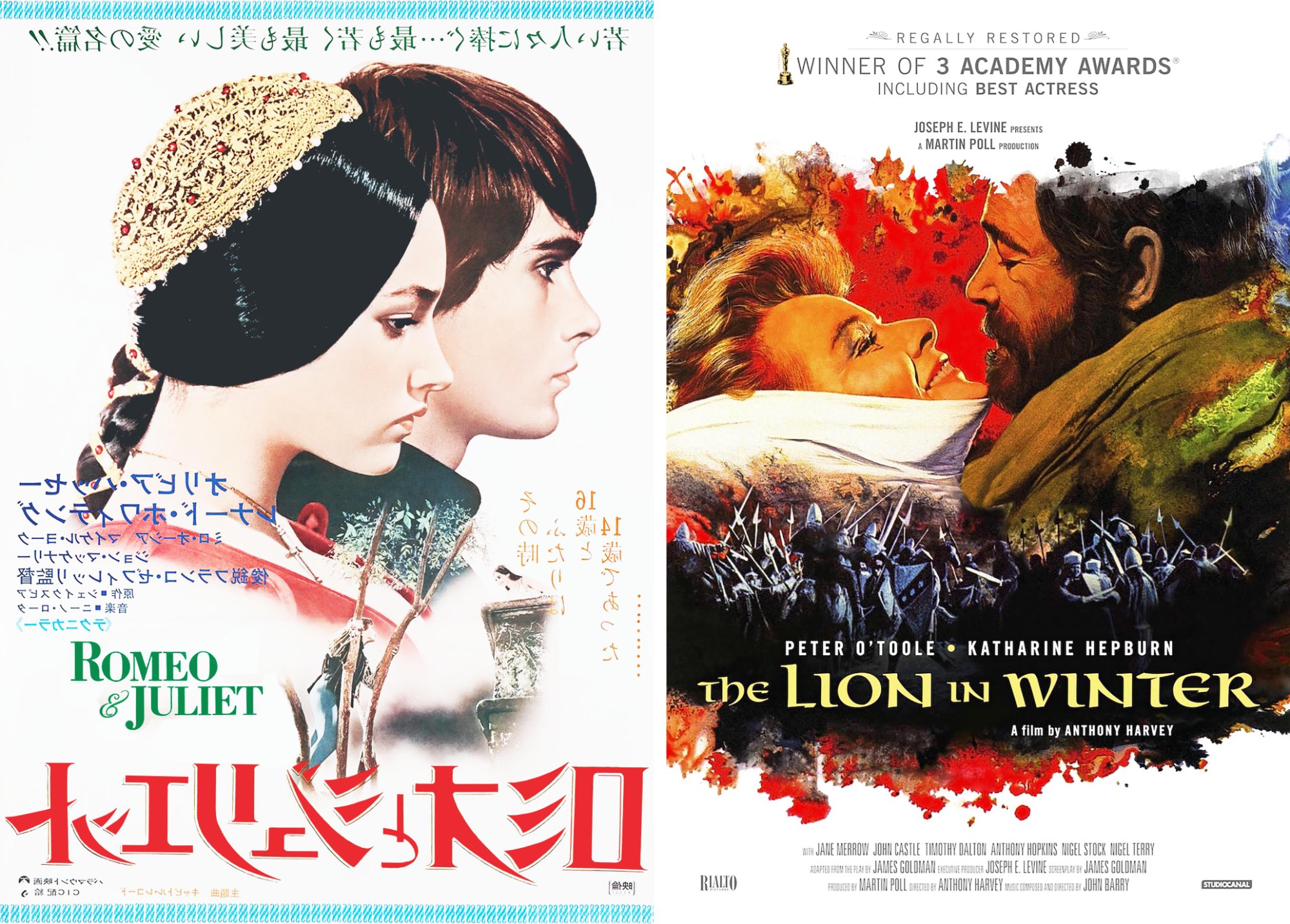 Solve Romeo and Juliet and The Lion in Winter ~ 1968 jigsaw puzzle ...