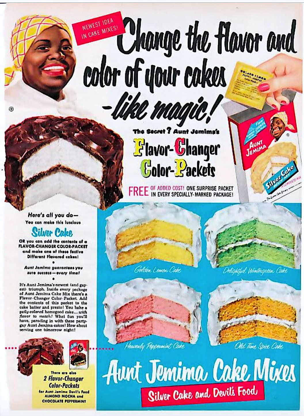 Solve Flavor Changers Aunt Jemima Cake Mix jigsaw puzzle online with