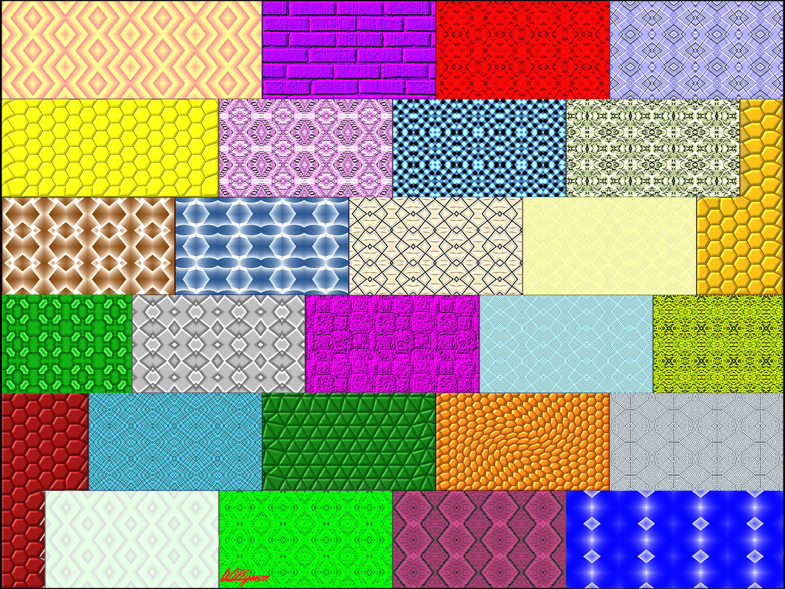 Solve patterns jigsaw puzzle online with 252 pieces