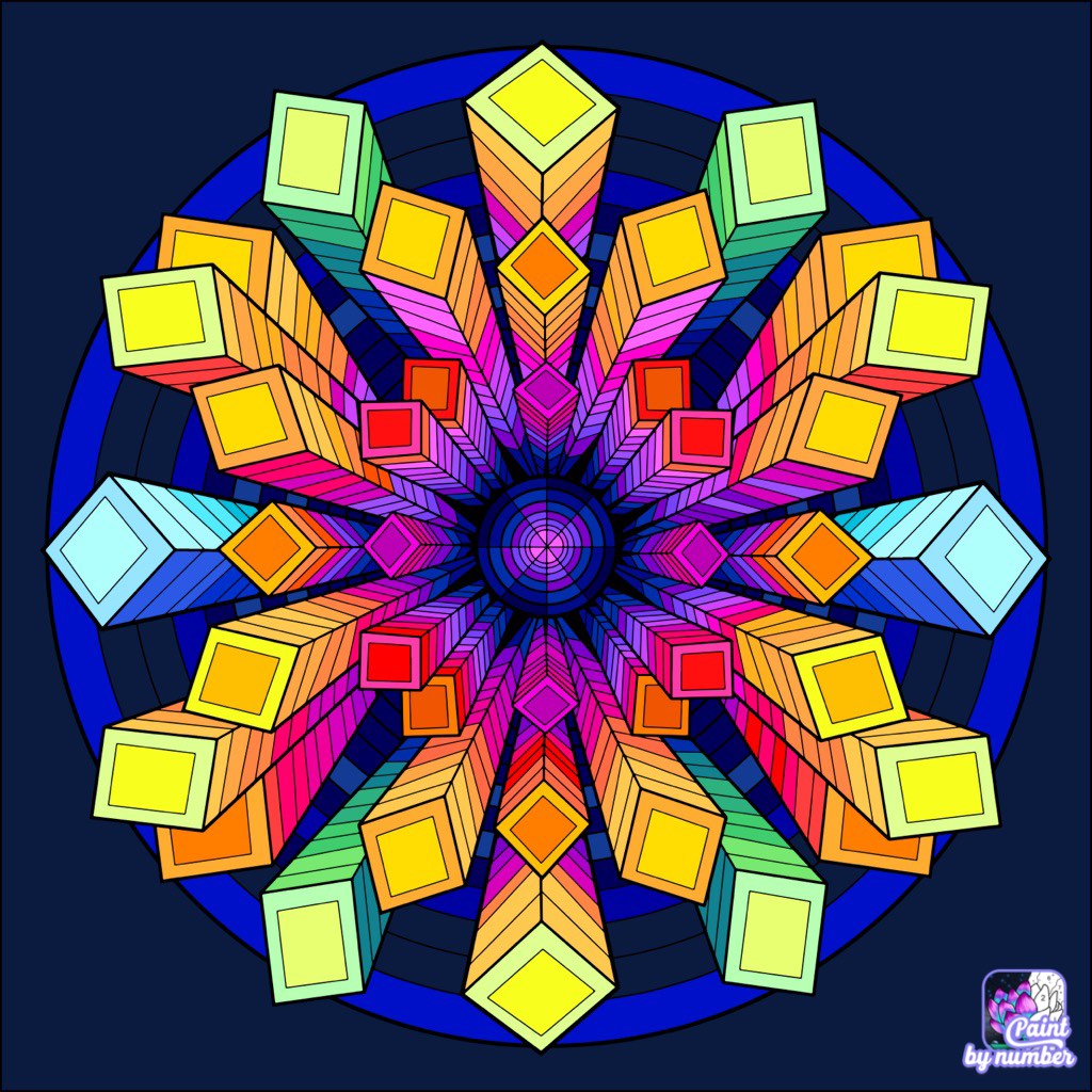 Solve Paint by number jigsaw puzzle online with 100 pieces