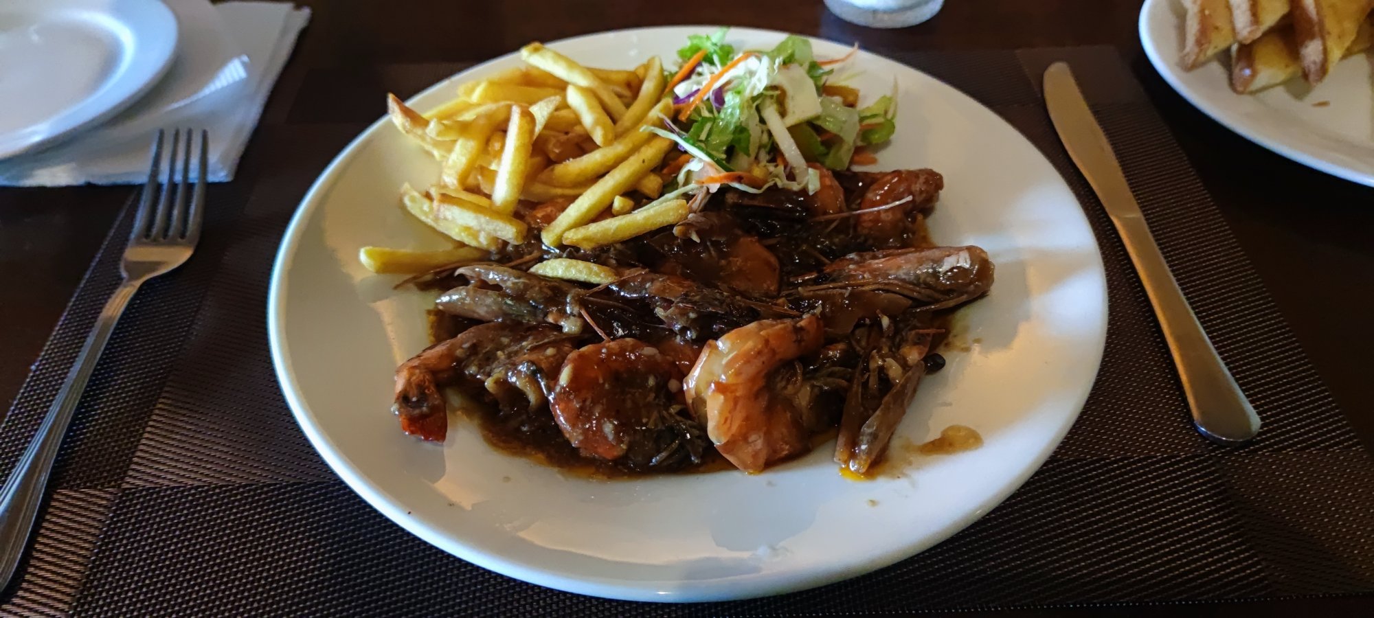 Puzzle 55 pièces Tiger prawns in garlic sauce Jigidi