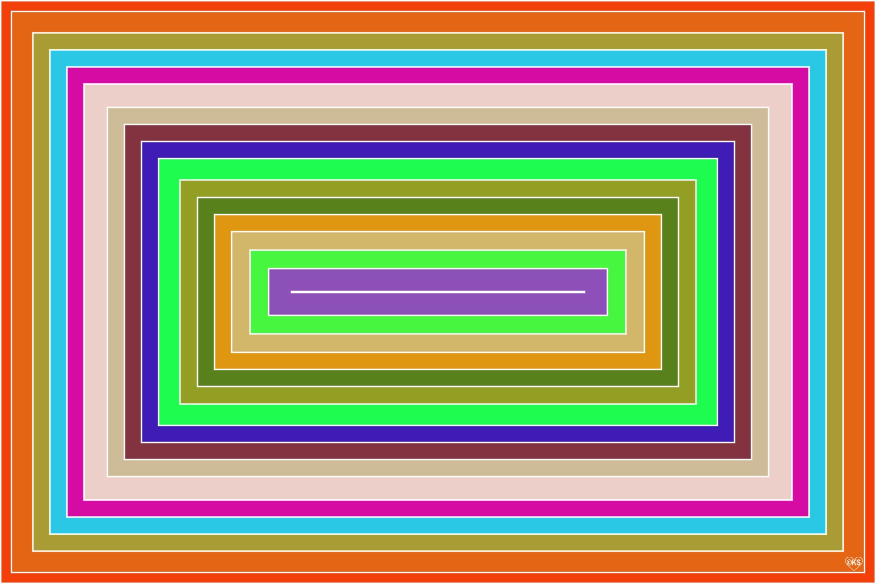 Solve Concentric Rectangles!! ~ H jigsaw puzzle online with 600 pieces