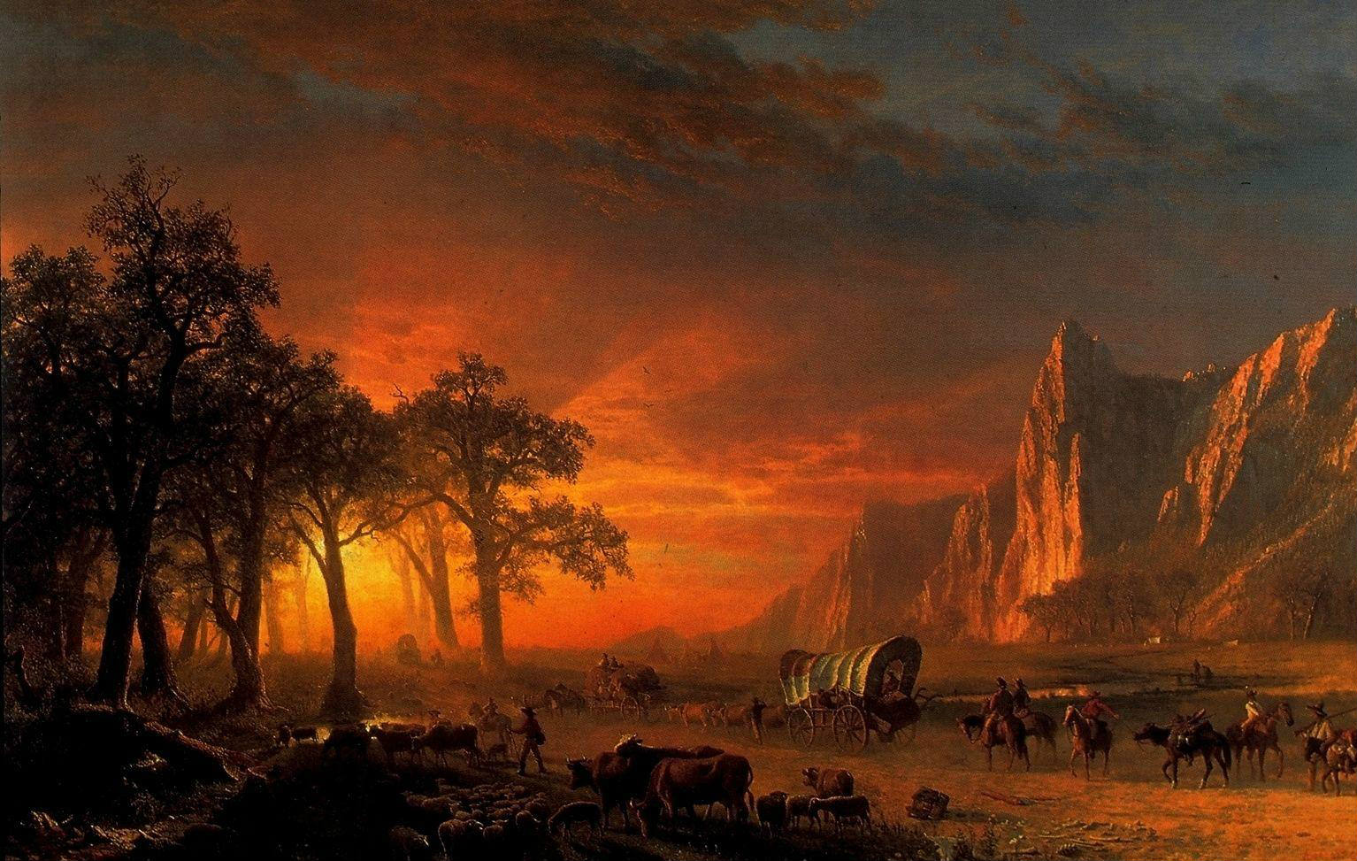 Solve Albert Bierstadt jigsaw puzzle online with 416 pieces