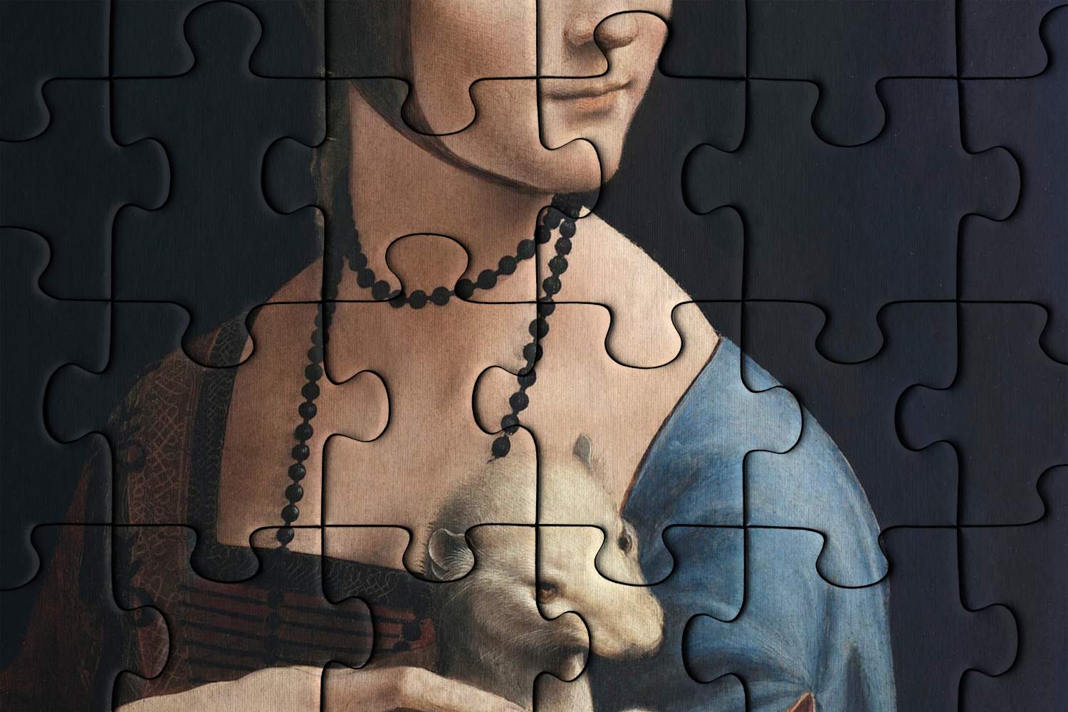 Leonardo Da Vinci Puzzle In Legno 1000 Pezzi Per Adulti - Sfida Per Famiglie