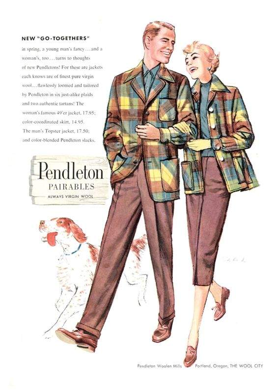Solve Pendleton Ad,1955 jigsaw puzzle online with 117 pieces