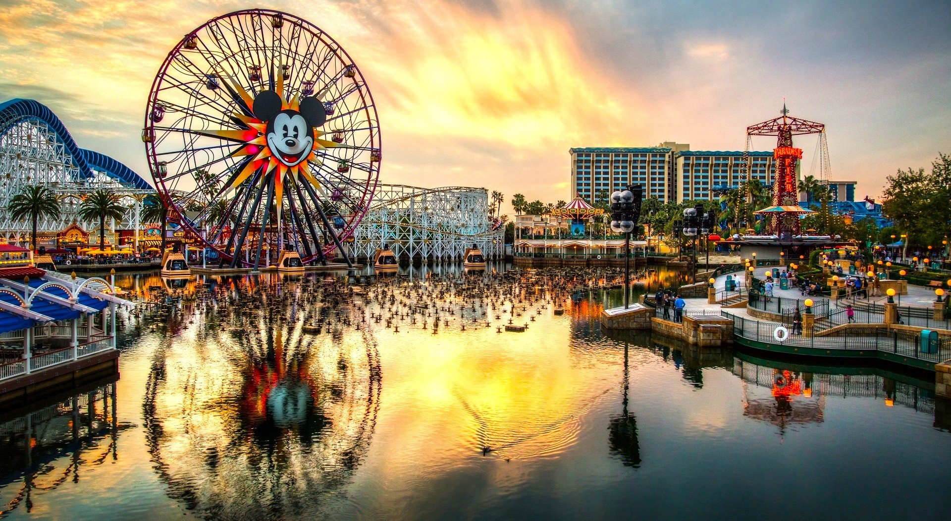 Solve Disney California Adventure Park USA jigsaw puzzle online with 91 ...