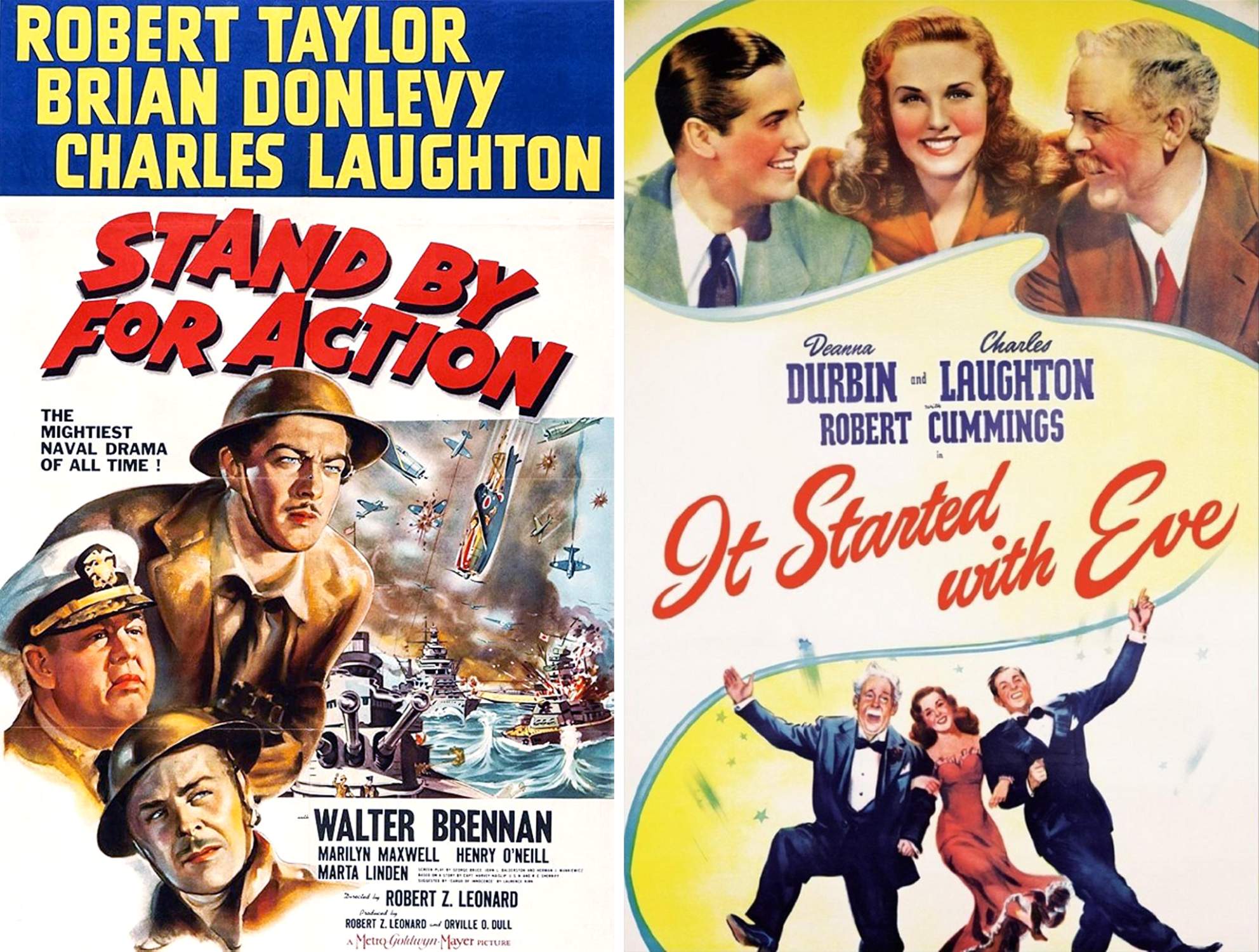 Jigsaw Puzzle Stand By for Action 1942 and It Started with Eve