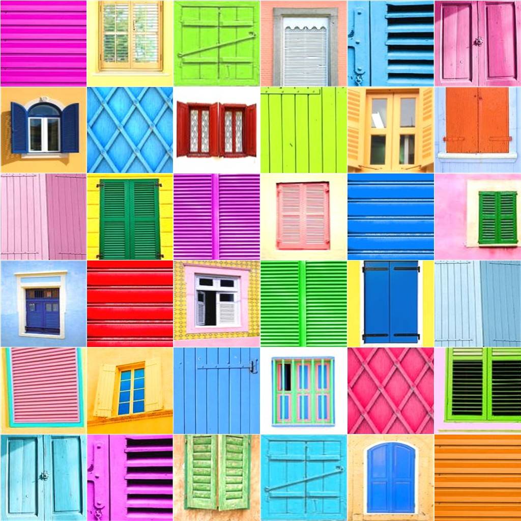 Solve Window shutters jigsaw puzzle online with 361 pieces