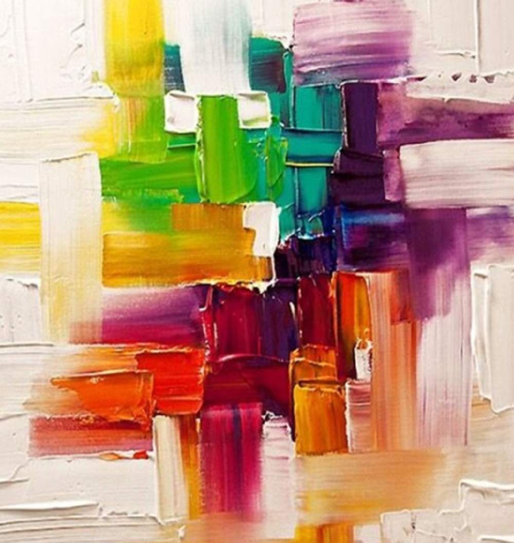 Solve ABSTRACT PAINTING jigsaw puzzle online with 210 pieces