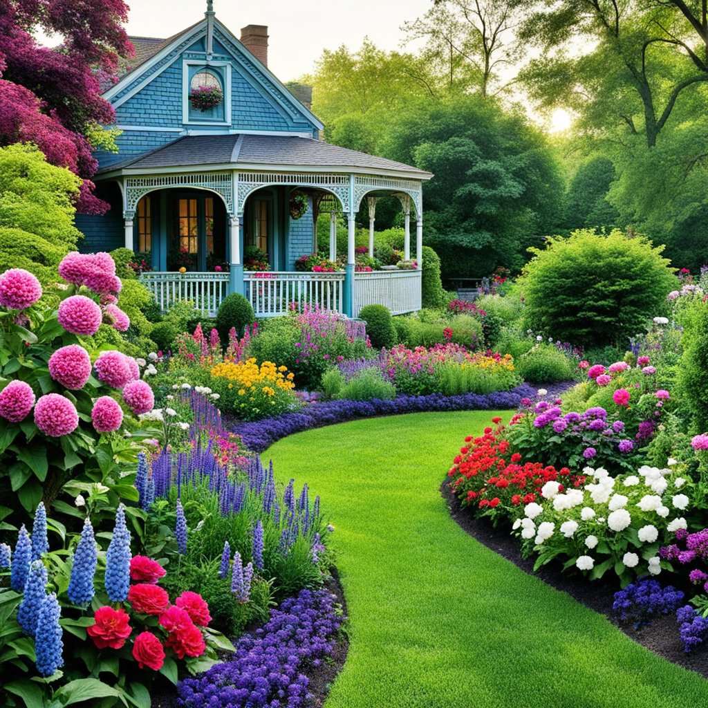 Jigsaw Puzzle 81 pieces Green path through the garden Jigidi