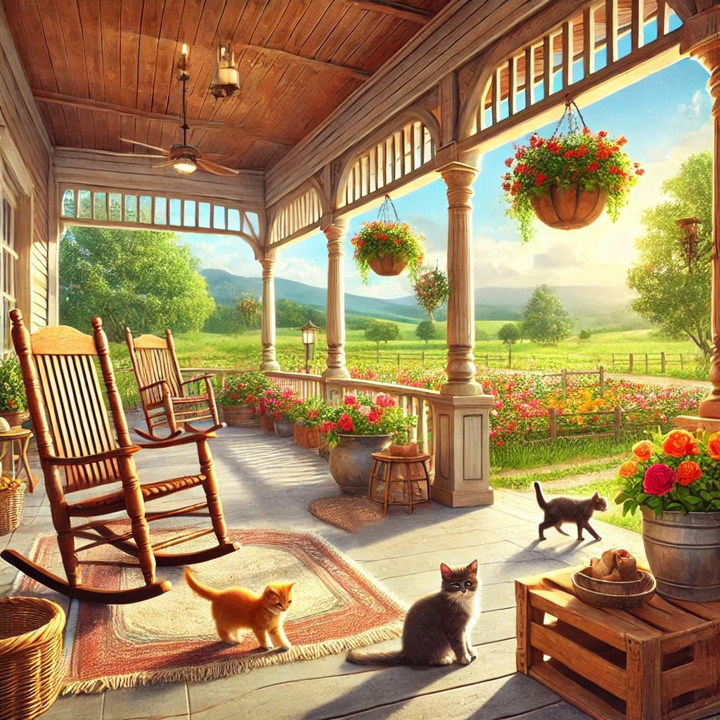 Solve Porch jigsaw puzzle online with 49 pieces