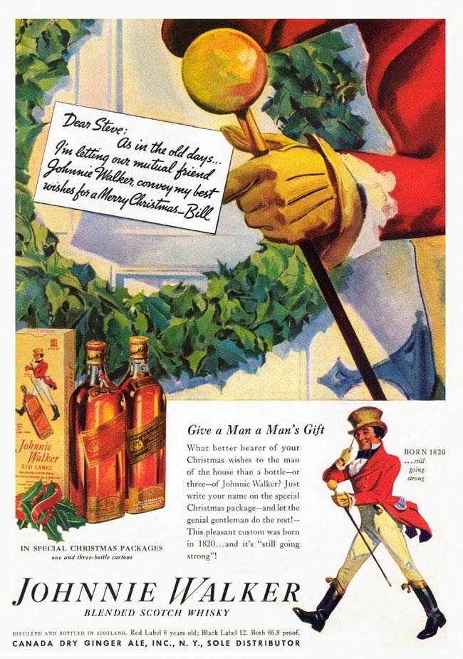 Jigsaw Puzzle 165 pieces Johnnie Walker Scotch Whisky 1936 Jigidi