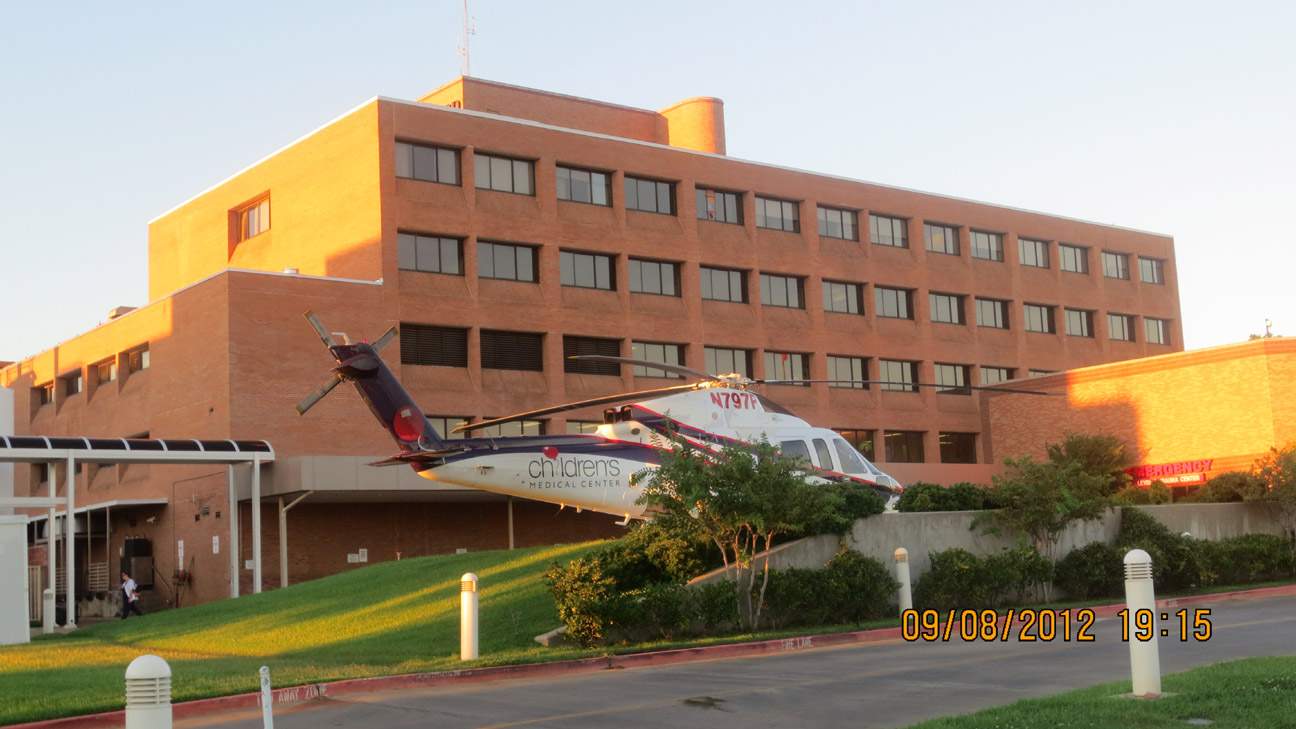 Jigsaw Puzzle Medevac helicopter at Good Shepherd Medical center in Longview, TX (0536) 28