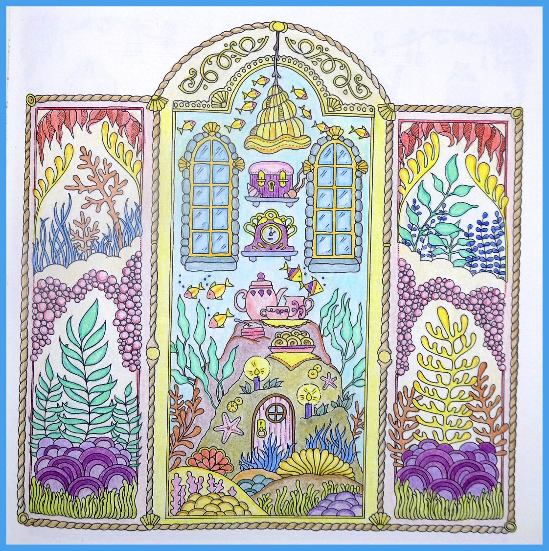 Solve Self colored drawings, from the book by Johanna Basford. jigsaw