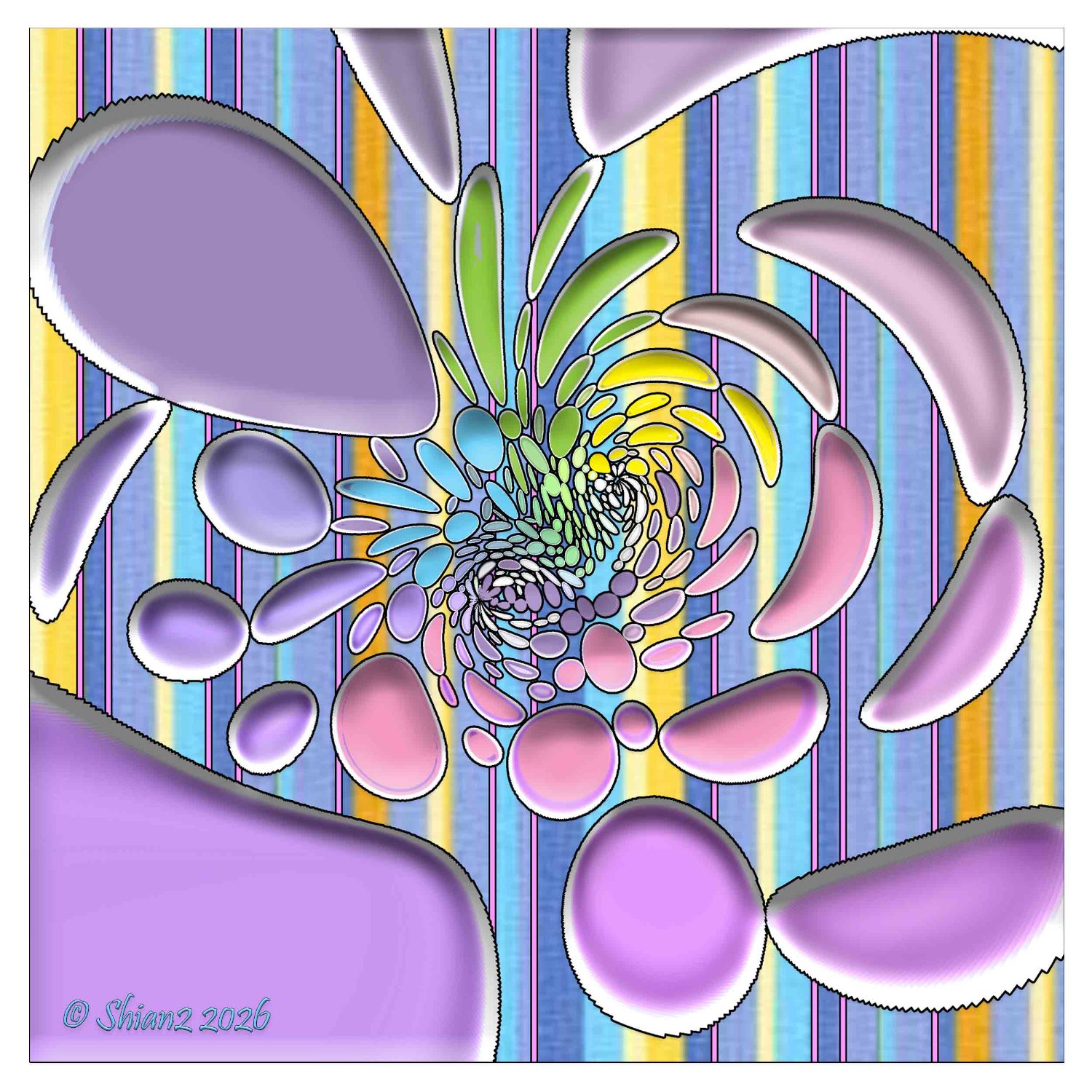 Solve Stripy Background jigsaw puzzle online with 64 pieces