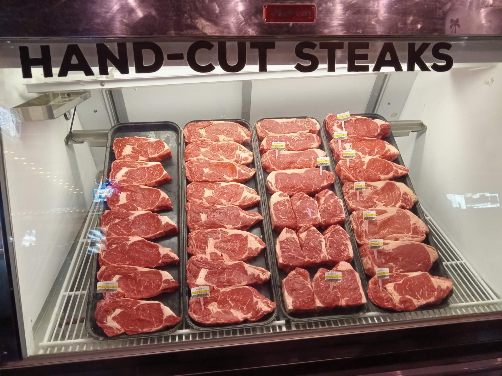 Solve HandCut Steaks jigsaw puzzle online with 204 pieces