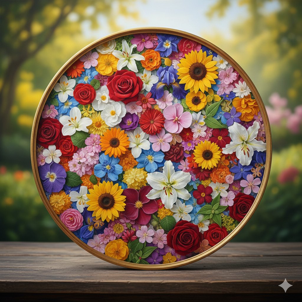 Jigsaw Puzzle 100 Pieces Digital Flowers Jigidi 