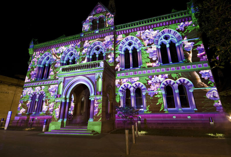 Solve North Terrace Adelaide Festival of Lights 2 jigsaw puzzle