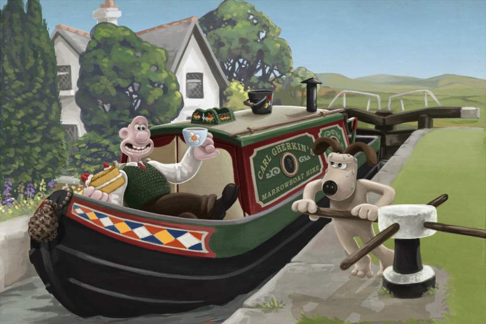 Solve 031 No Cheese, Gromit! jigsaw puzzle online with 70 pieces