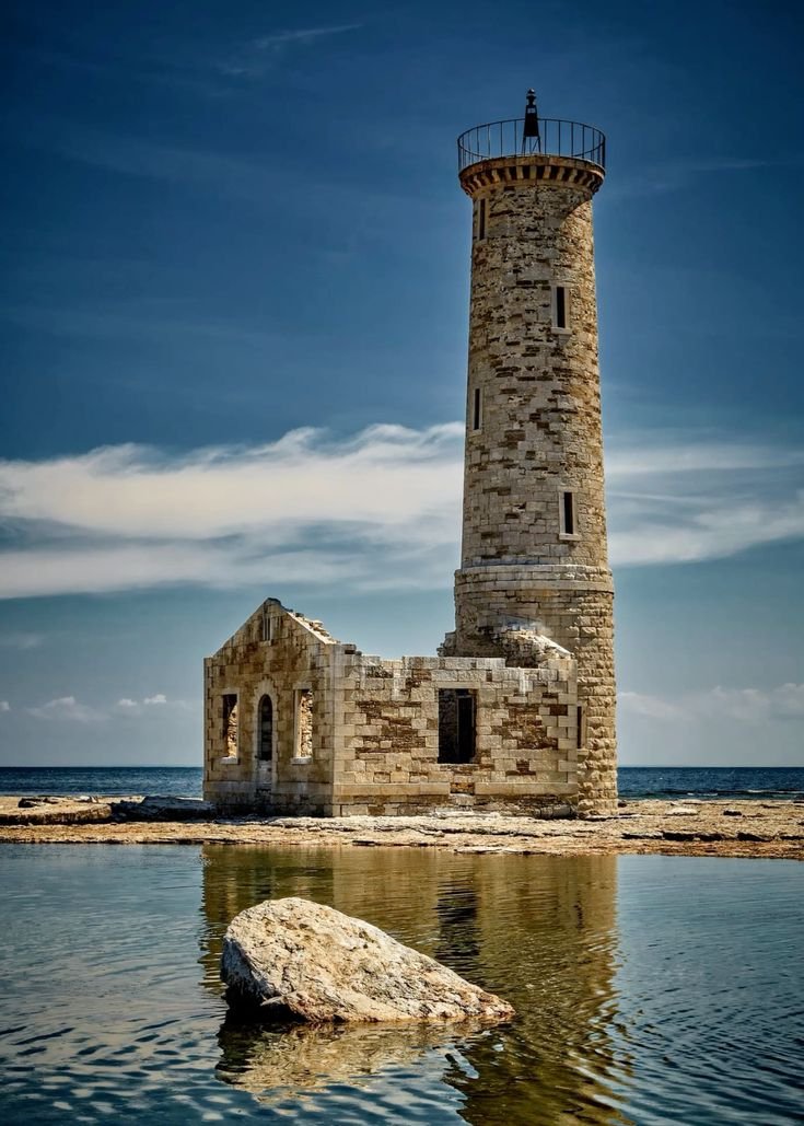 Solve Farol da Ilha Mohawk Lowbanks, Ontário, Canadá jigsaw puzzle