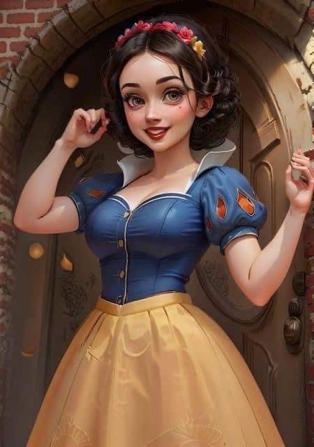 Solve SNOW WHITE jigsaw puzzle online with 70 pieces