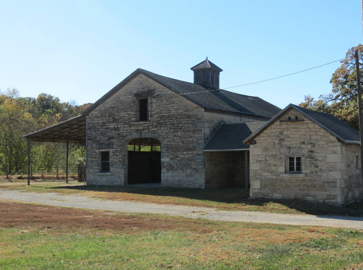 Solve Barn Complex On Hwy. 18 East Of Zeandale, Kansas. jigsaw puzzle