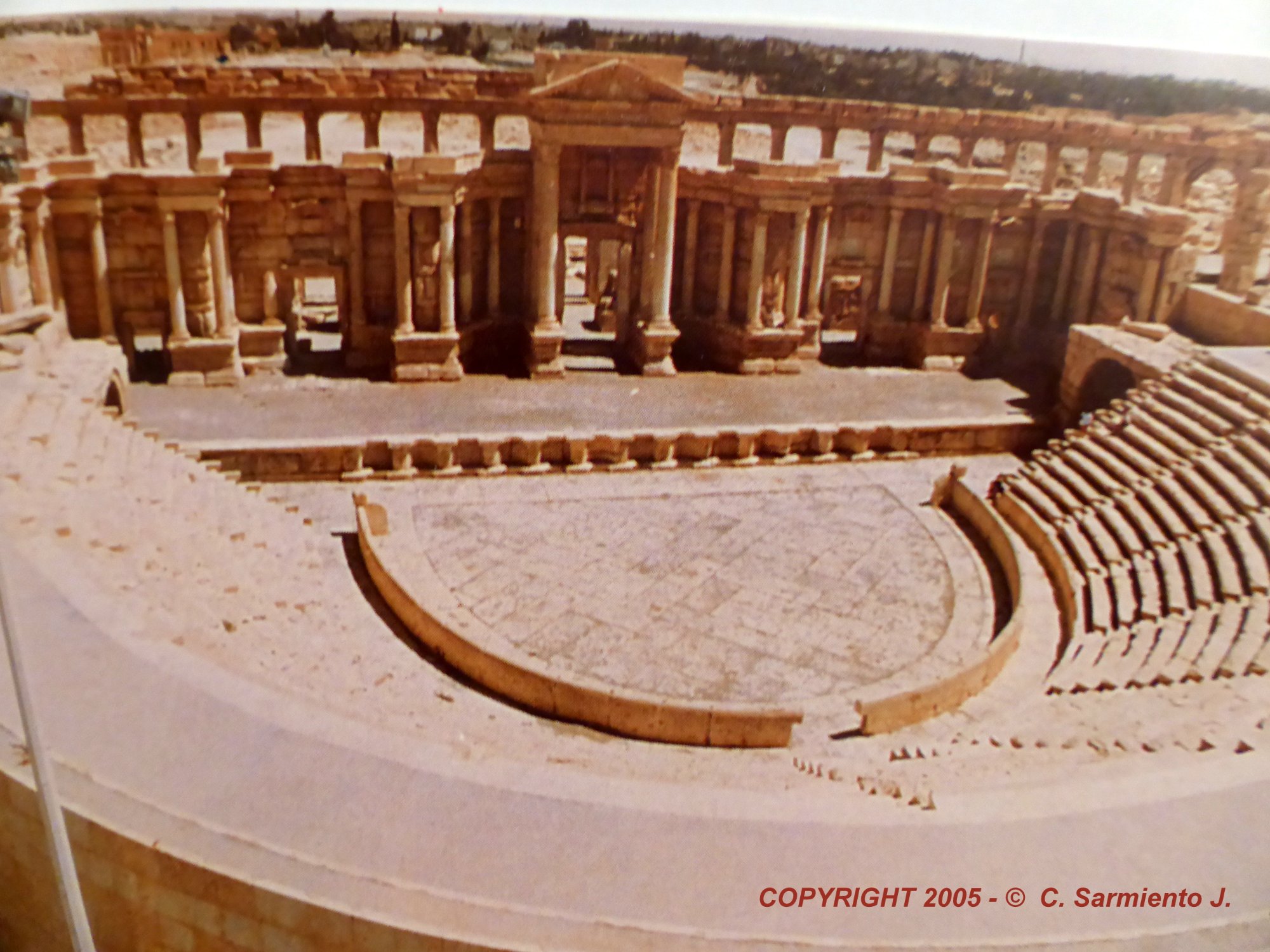 Solve SYRIA - Palmyra - The Roman Theatre jigsaw puzzle online with 88 ...