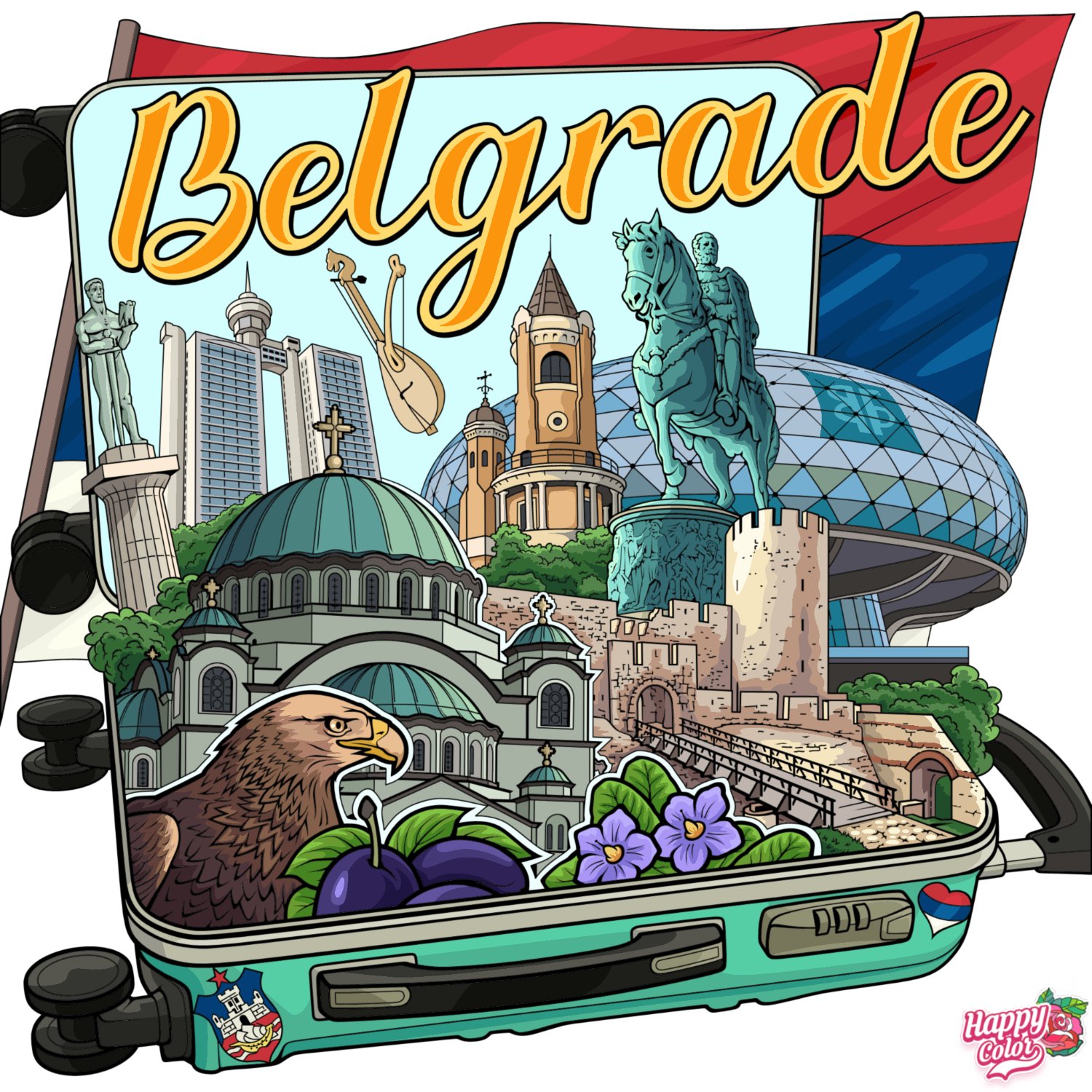 Solve Belgrade jigsaw puzzle online with 289 pieces