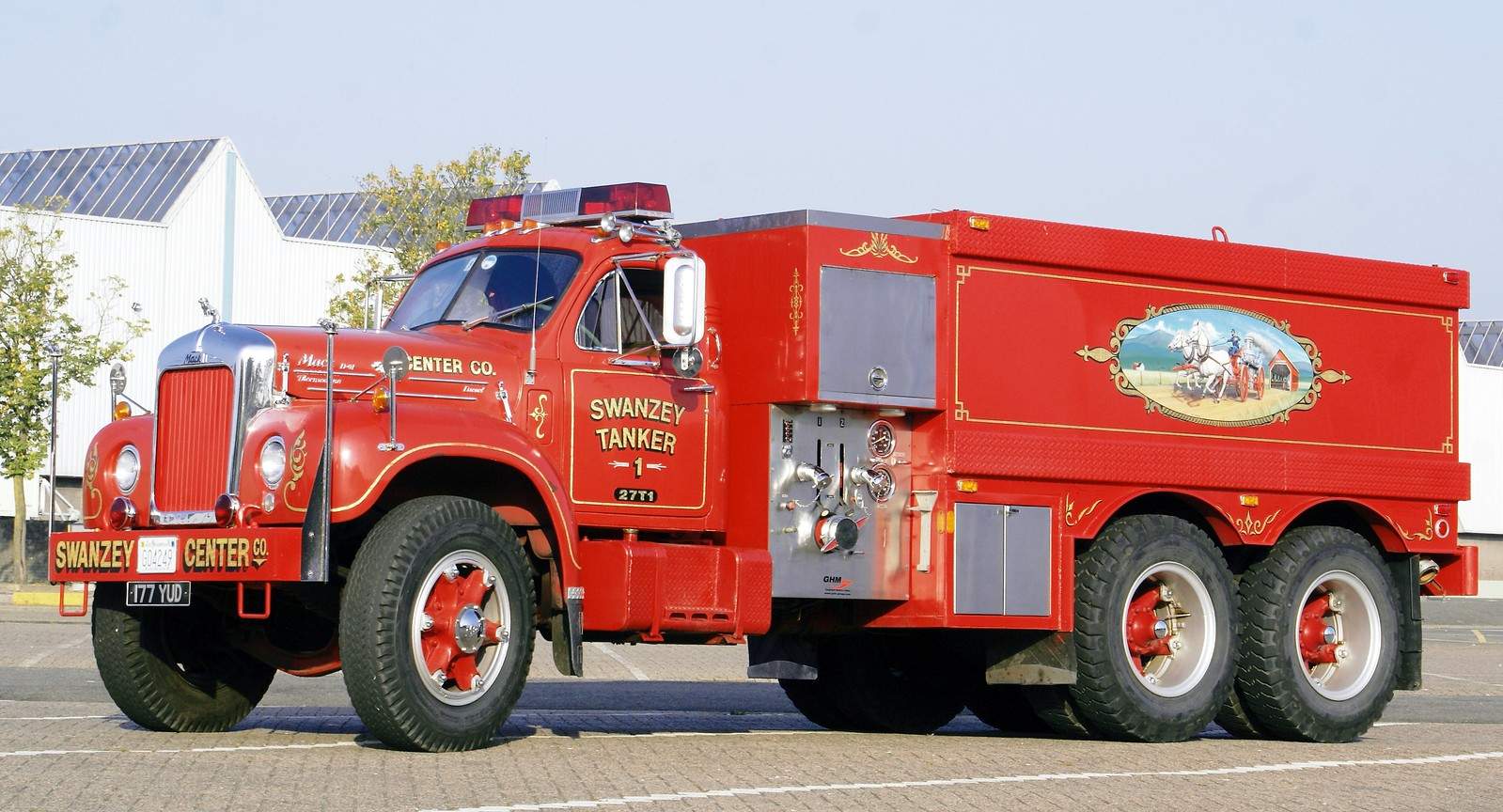 Solve swanzey mack tanker 1 jigsaw puzzle online with 144 pieces