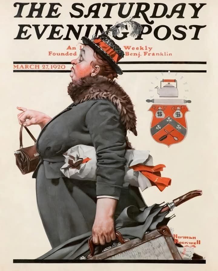 Solve Norman Rockwell jigsaw puzzle online with 42 pieces