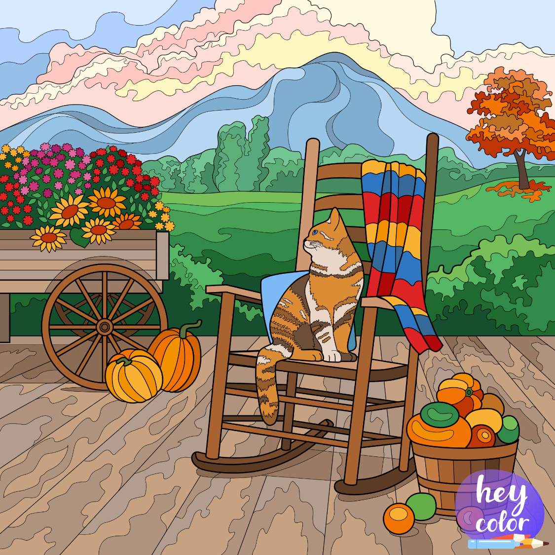 Solve PUZZLE Old Rocking Chair jigsaw puzzle online with 81 pieces