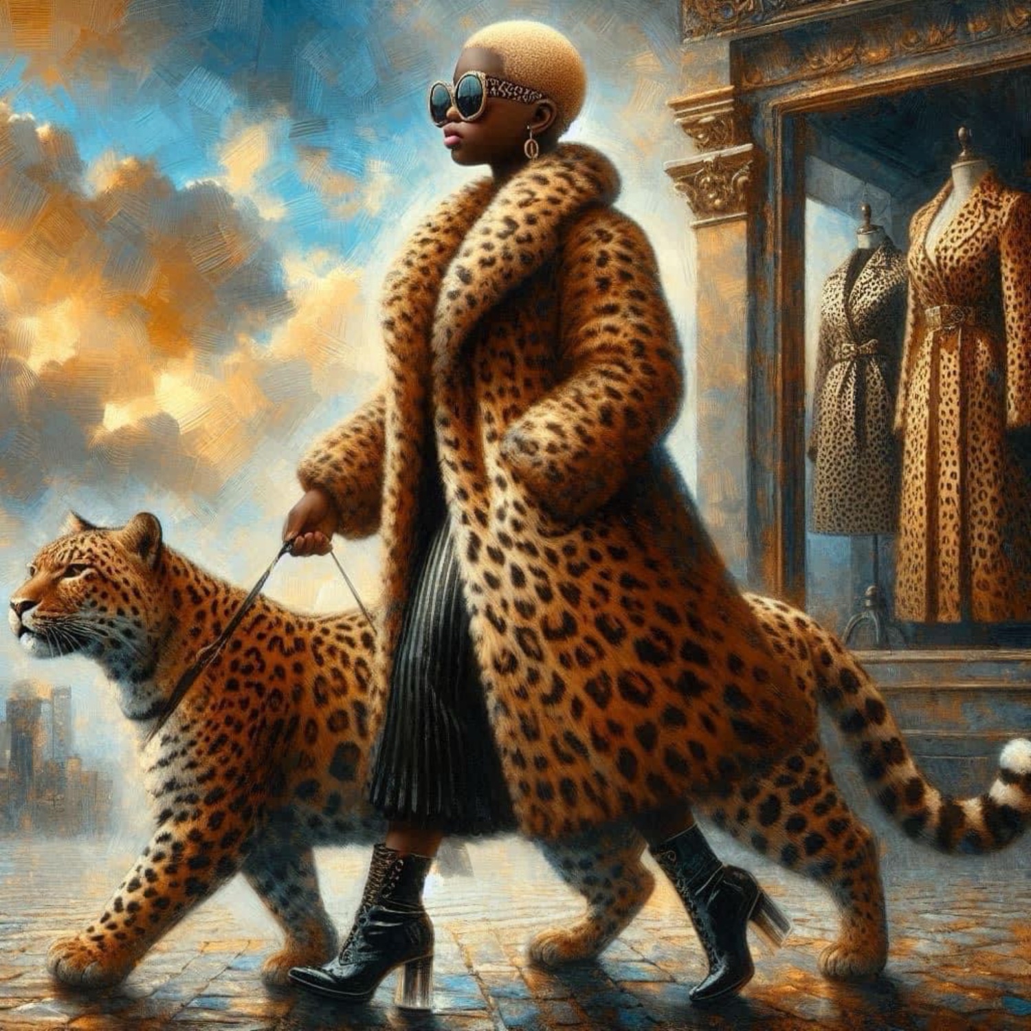 Jigsaw Puzzle | 64 pieces | Wearing Animal Print | Jigidi