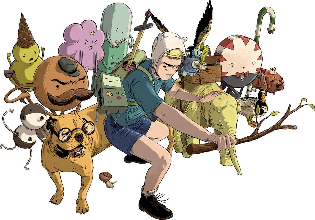 Solve adventure time jigsaw puzzle online with 176 pieces