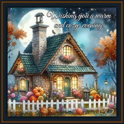 Solve Good Night Wishing you a warm and cozy evening! jigsaw puzzle