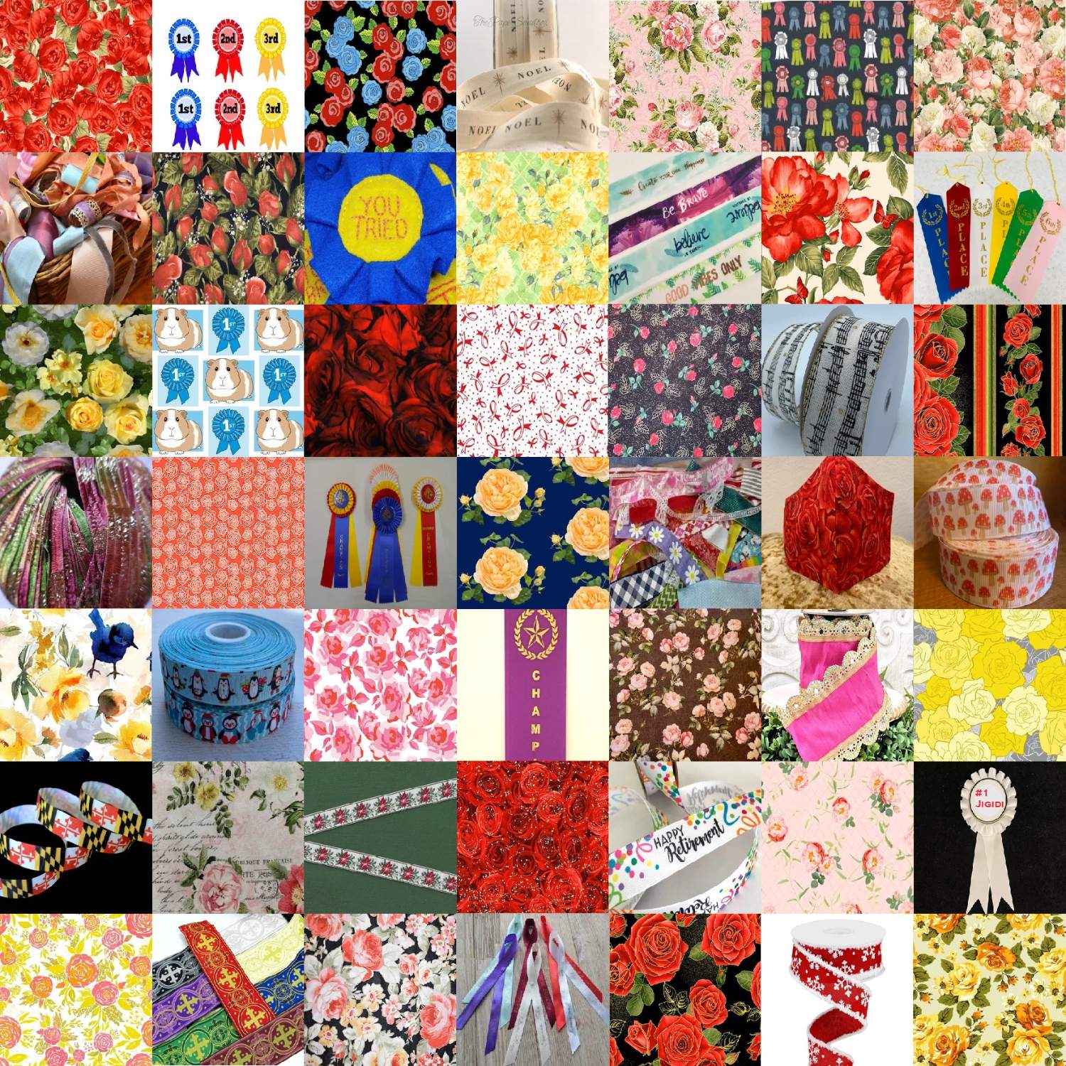 Solve Roses and Ribbons jigsaw puzzle online with 324 pieces